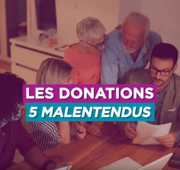 Cinq malentendus sur les donations 